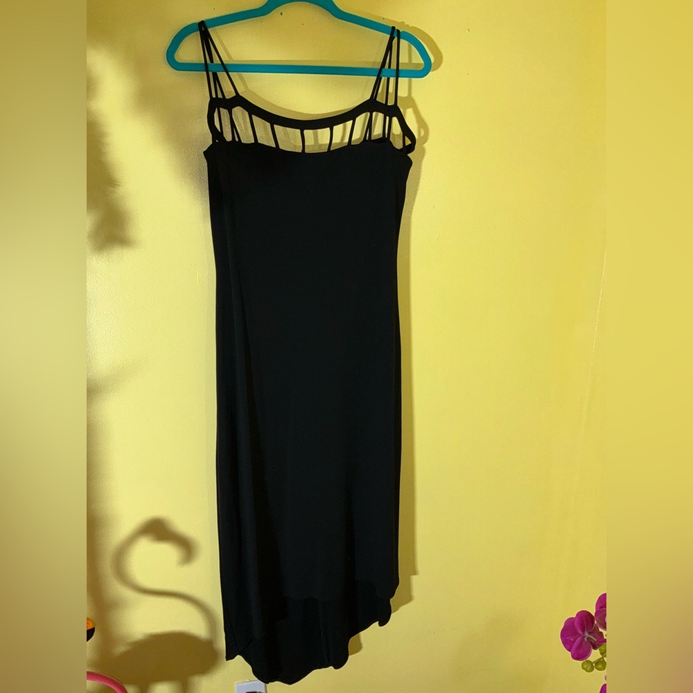 Dina Bar-el Black Cocktail Dress Size L
